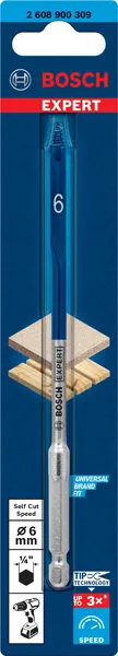 EXPERT Self Cut Speed pljosnata burgija od 6 x 152 mm 2608900309