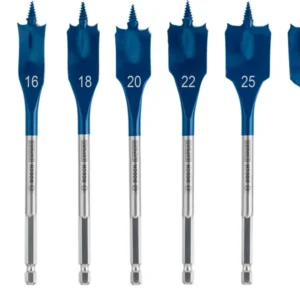 Komplet EXPERT Self Cut Speed pljosnatih burgija od 16/18/20/22/25/32 mm, 7 delova 2608900334