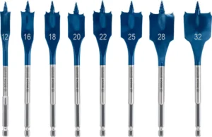 Komplet EXPERT Self Cut Speed pljosnatih burgija od 12/16/18/20/22/25/28/32 mm, 8 komada 2608900335