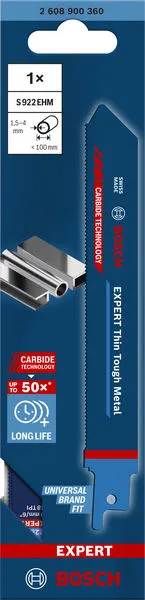 EXPERT „Thin Tough Metal“ S 922 EHM list univerzalne testere 1 deo 2608900360