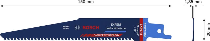 EXPERT „Vehicle Rescue“ S 957 CHM list univerzalne testere 1 deo 2608900378