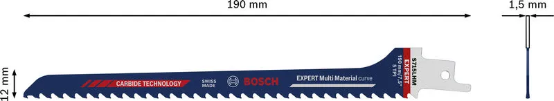 EXPERT Wood with Metal S715LHM list univerzalne testere 1 kom 2608900384