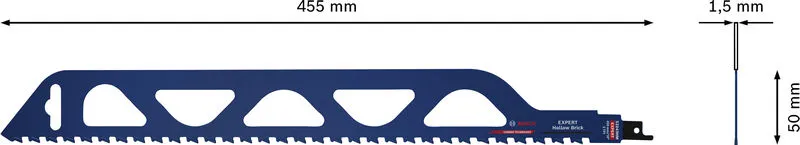 EXPERT „Hollow Brick“ S 2243 HM list univerzalne testere 1 deo 2608900418