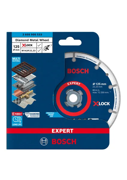 EXPERT Diamond Metal Wheel X-LOCK rezna ploča od 125 x 22,23 mm 2608900533
