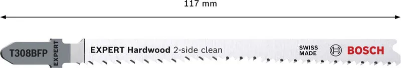 EXPERT Hardwood 2-side clean T308BFP list ubodne testere 3 kom 2608900547