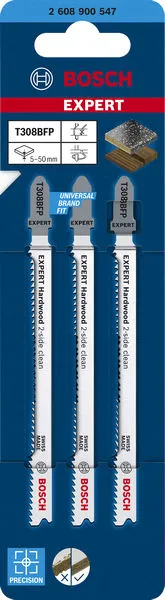EXPERT Hardwood 2-side clean T308BFP list ubodne testere 3 kom 2608900547