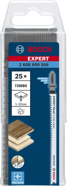 EXPERT Wood 2-side clean T308BO list ubodne testere 25 kom 2608900556