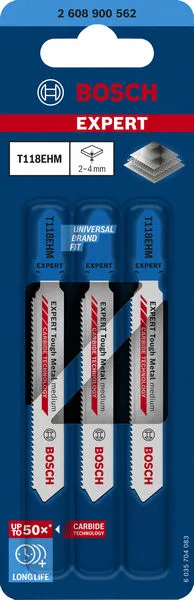EXPERT Tough Metal medium T118EHM list ubodne testere 3 kom 2608900562