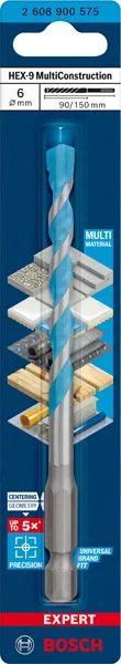 EXPERT HEX-9 MultiConstruction burgija od 6x90x150 mm 2608900575