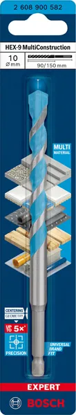 EXPERT HEX-9 MultiConstruction burgija od 10x90x150 mm 2608900582