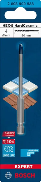 EXPERT HEX-9 Hard Ceramic burgija (4×90 mm) 2608900588