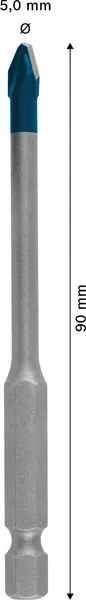 EXPERT HEX-9 Hard Ceramic burgija (5×90 mm) 2608900589