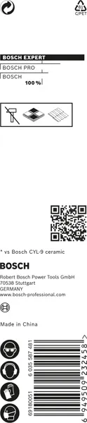 EXPERT HEX-9 Hard Ceramic burgija (10×90 mm) 2608900593