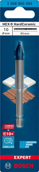 EXPERT HEX-9 Hard Ceramic burgija (10×90 mm) 2608900593