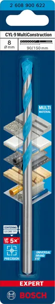 EXPERT CYL-9 MultiConstruction burgija od 8 x 90 x 150 mm 2608900622