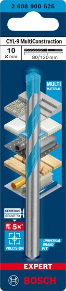 EXPERT CYL-9 MultiConstruction burgija od 10x80x120 mm 2608900626