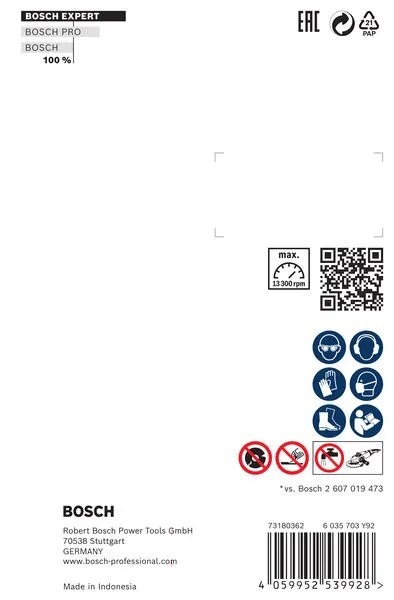 EXPERT HardCeramic X-LOCK dijamantska rezna ploča od 115x22,23x1,4x10 mm 2608900657