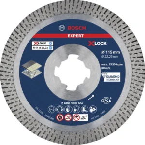 Bosch EXPERT HardCeramic X-LOCK dijamantska rezna ploča od 115x22,23x1,4x10 mm 2608900657