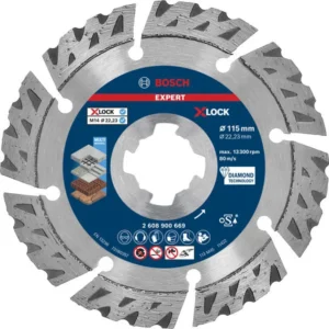 Bosch EXPERT MultiMaterial X-LOCK dijamantska rezna ploča od 115x22,23x2,4x12 mm 2608900669