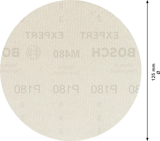 EXPERT M480 brusna mreža za rotacione brusilice od 125 mm, G 180, 50 delova 2608900684
