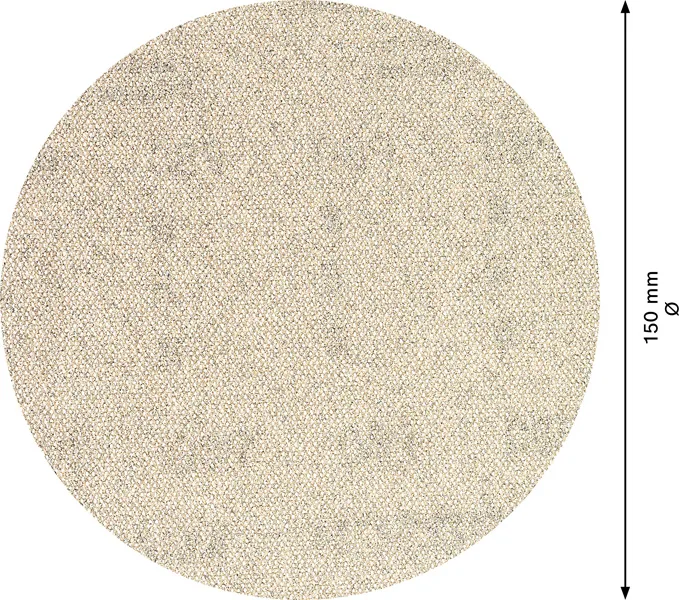 EXPERT M480 brusna mreža za rotacione brusilice od 150 mm, G 80, 5 delova 2608900689