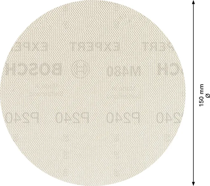 EXPERT M480 brusna mreža za rotacione brusilice od 150 mm, G 240, 50 delova 2608900704