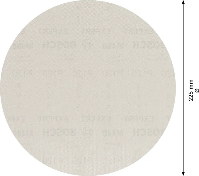 EXPERT M480 brusna mreža za brusilice za gips od 225 mm, G 120, 25 delova 2608900709