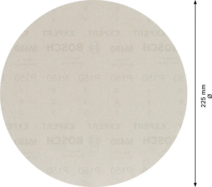 EXPERT M480 brusna mreža za brusilice za gips od 225 mm, G 150, 25 delova 2608900710