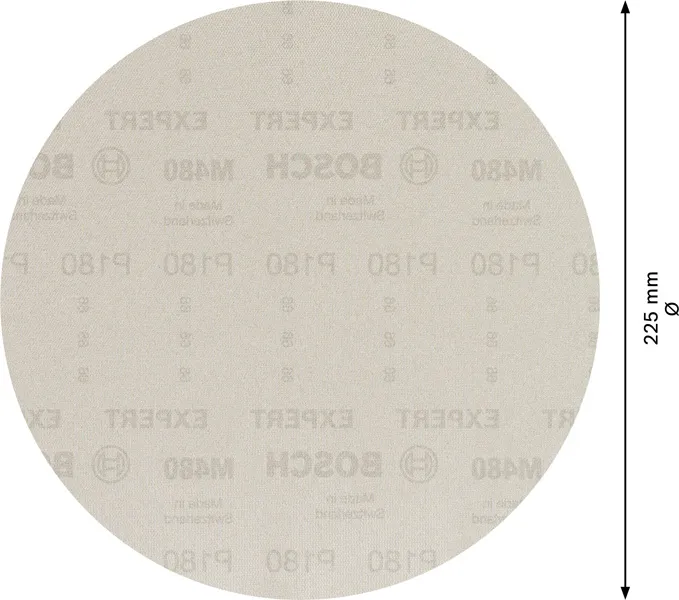 EXPERT M480 brusna mreža za brusilice za gips od 225 mm, G 180, 25 delova 2608900711
