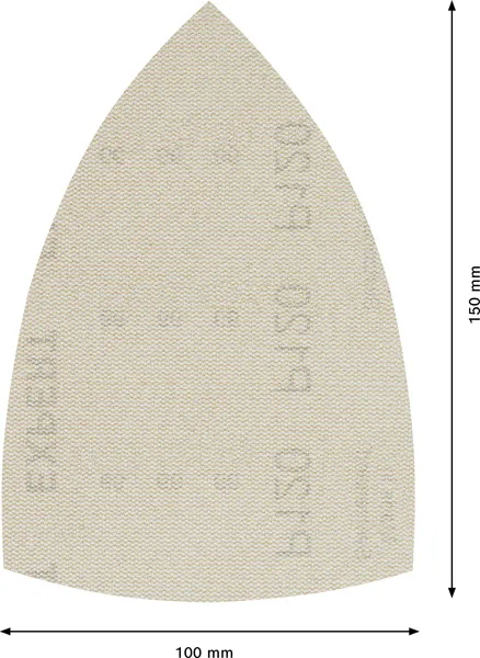 EXPERT M480 brusna mreža za višenamenske brusilice od 100 x 150 mm, G 120, 10 delova 2608900727
