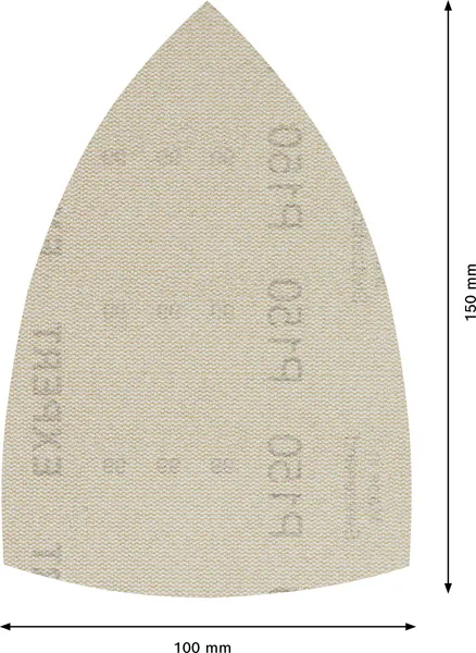 EXPERT M480 brusna mreža za višenamenske brusilice od 100 x 150 mm, G 150, 10 delova 2608900728