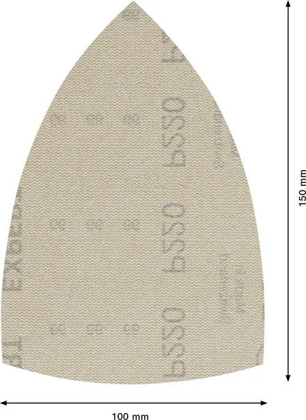 EXPERT M480 brusna mreža za višenamenske brusilice od 100 x 150 mm, G 220, 10 delova 2608900730
