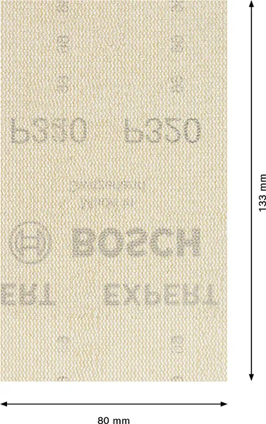 EXPERT M480 brusna mreža za vibracione brusilice od 80 x 133 mm, G 320, 10 delova 2608900741
