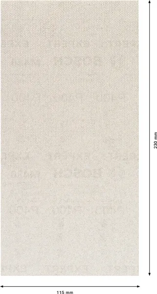 EXPERT M480 brusna mreža za vibracione brusilice od 115 x 230 mm, G 80, 10 delova 2608900761