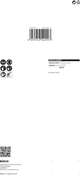 EXPERT M480 brusna mreža za vibracione brusilice od 115 x 230 mm, G 80, 10 delova 2608900761