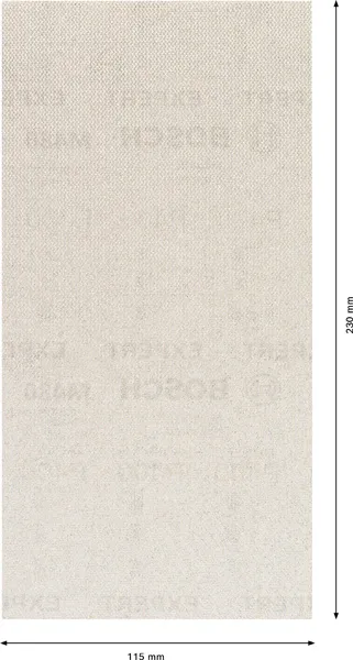 EXPERT M480 brusna mreža za vibracione brusilice od 115 x 230 mm, G 100, 10 delova 2608900762