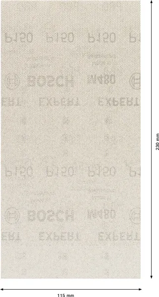 EXPERT M480 brusna mreža za vibracione brusilice od 115 x 230 mm, G 150, 10 delova 2608900764