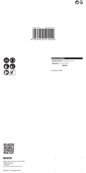 EXPERT M480 brusna mreža za vibracione brusilice od 115 x 230 mm, G 150, 10 delova 2608900764