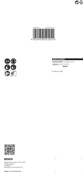 EXPERT M480 brusna mreža za vibracione brusilice od 115 x 230 mm, G 240, 10 delova 2608900767