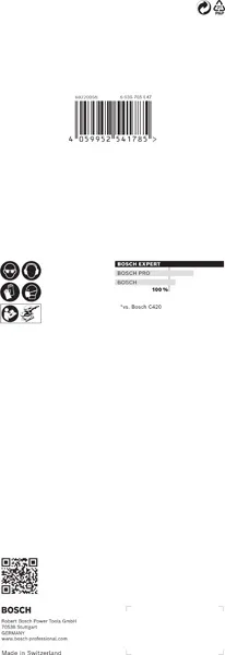EXPERT C470 brusni papir bez rupa za vibracione brusilice od 93 x 230 mm, G 40, 10 delova 2608900840