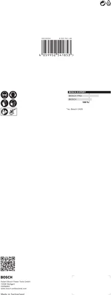 EXPERT C470 brusni papir sa 14 rupa za vibracione brusilice od 115 x 280 mm, G 60, 10 delova 2608900847