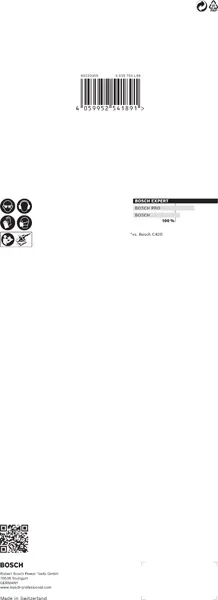 EXPERT C470 brusni papir sa 14 rupa za vibracione brusilice od 115 x 280 mm, G 240, 10 delova 2608900851