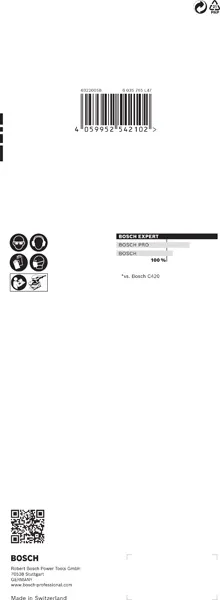 EXPERT C470 brusni papir sa 8 rupa za vibracione brusilice od 93 x 230 mm, G 320, 10 delova 2608900872