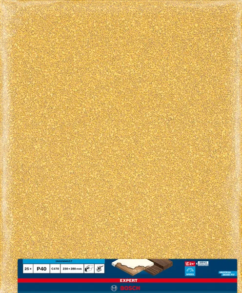 EXPERT C470 brusni papir za ručno brušenje od 230 x 280 mm, G 40 2608900957