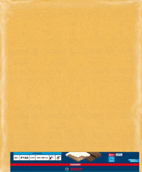 EXPERT C470 brusni papir za ručno brušenje od 230 x 280 mm, G 150 2608900962