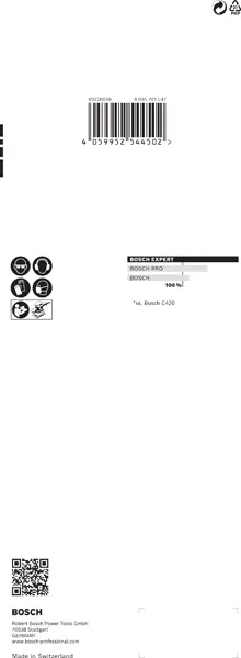 Komplet EXPERT C470 brusnog papira za vibracione brusilice od 93 x 230 mm, G 3x60/4x80/3x120, 10 delova 2608901112