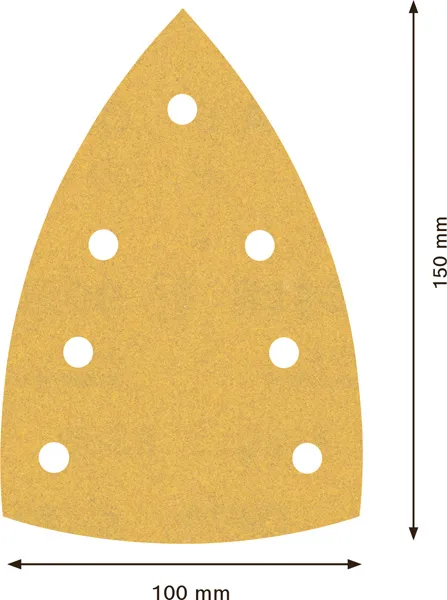 EXPERT C470 brusni papir sa 7 rupa za višenamenske brusilice od 100 x 150 mm, G 180, 10 delova 2608901118