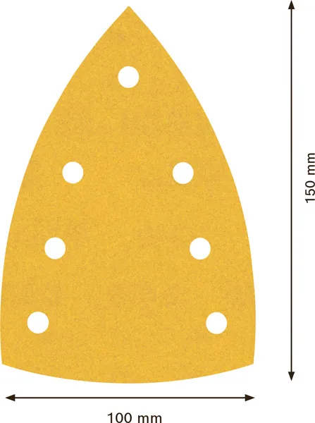 EXPERT C470 brusni papir sa 7 rupa za višenamenske brusilice od 100 x 150 mm, G 240, 10 delova 2608901119