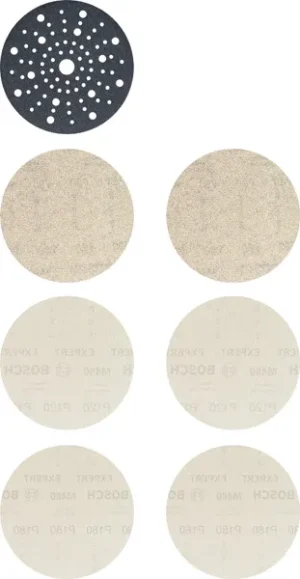 EXPERT M480 početni komplet za rotacione brusilice od 150 mm, 7 delova 2608901203