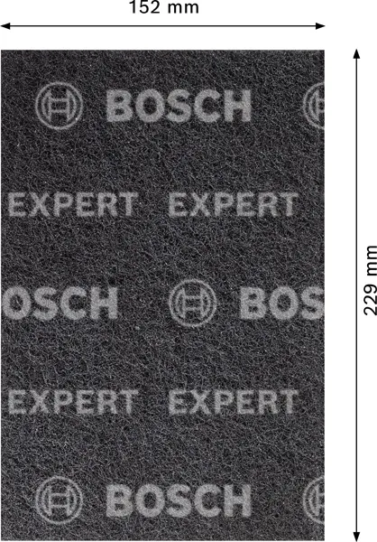 EXPERT N880 podloga od filca za ručno brušenje od 152 x 229 mm, srednja S 2608901213